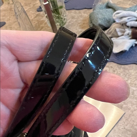 Kate Spade Jeralyn Camilla Street Tote Glossy Black Tote with Circle Pattern - Picture 6 of 14